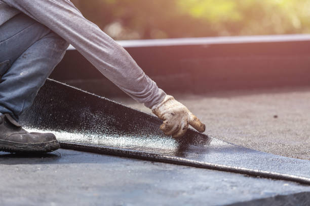 Professional Waterproofing technician working in New Waverly, IN